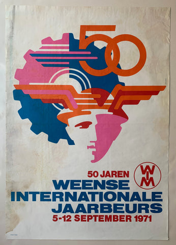 Link to  Weense Internationale Jaarbeurs 1971 PosterAustria, 1971  Product