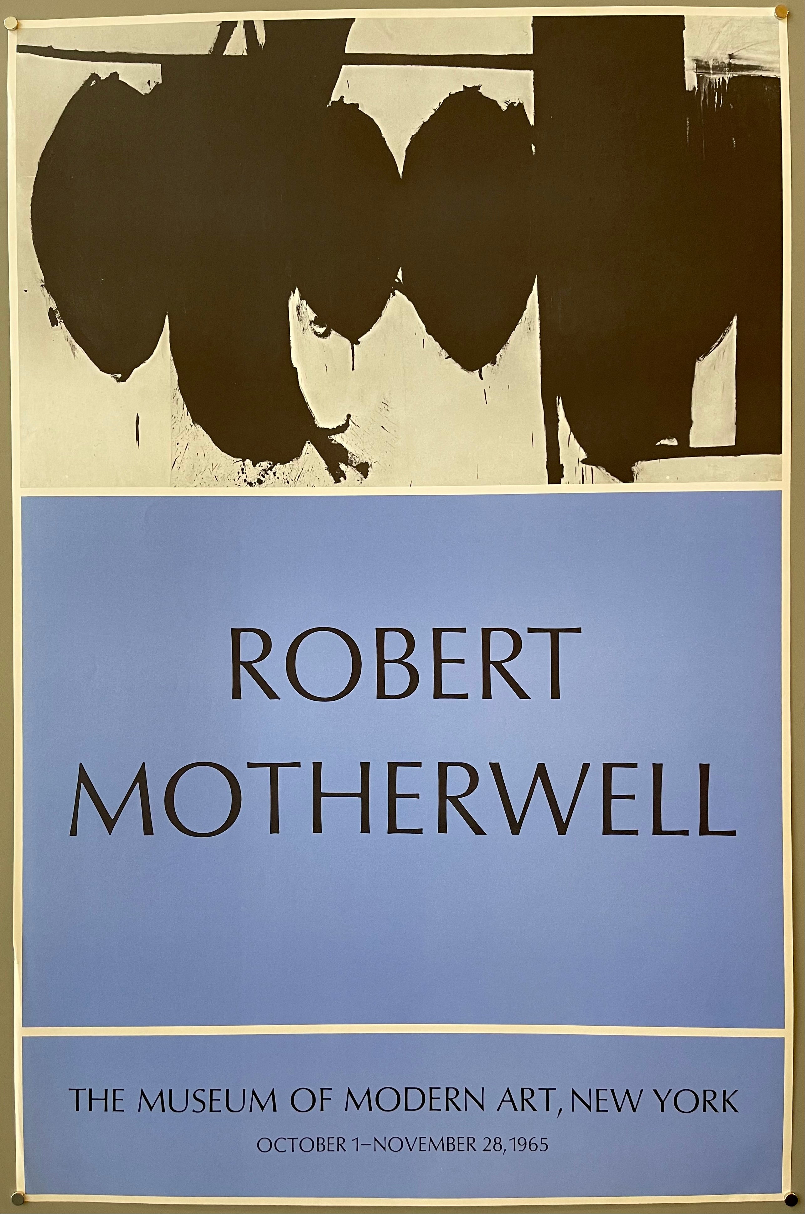 poster of a Motherwell painting