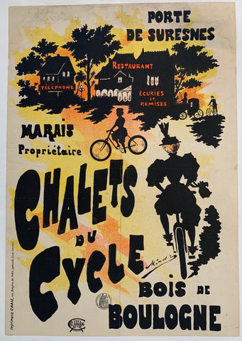 Link to  Chalets du Cycle - Bois de BoulogneFrance, C. 1895  Product