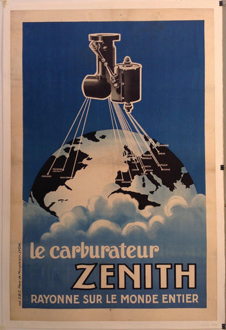 Link to Le Carburateur Zenith Rayonne Sur Le Monde EntierFrance, C. 1920s Product