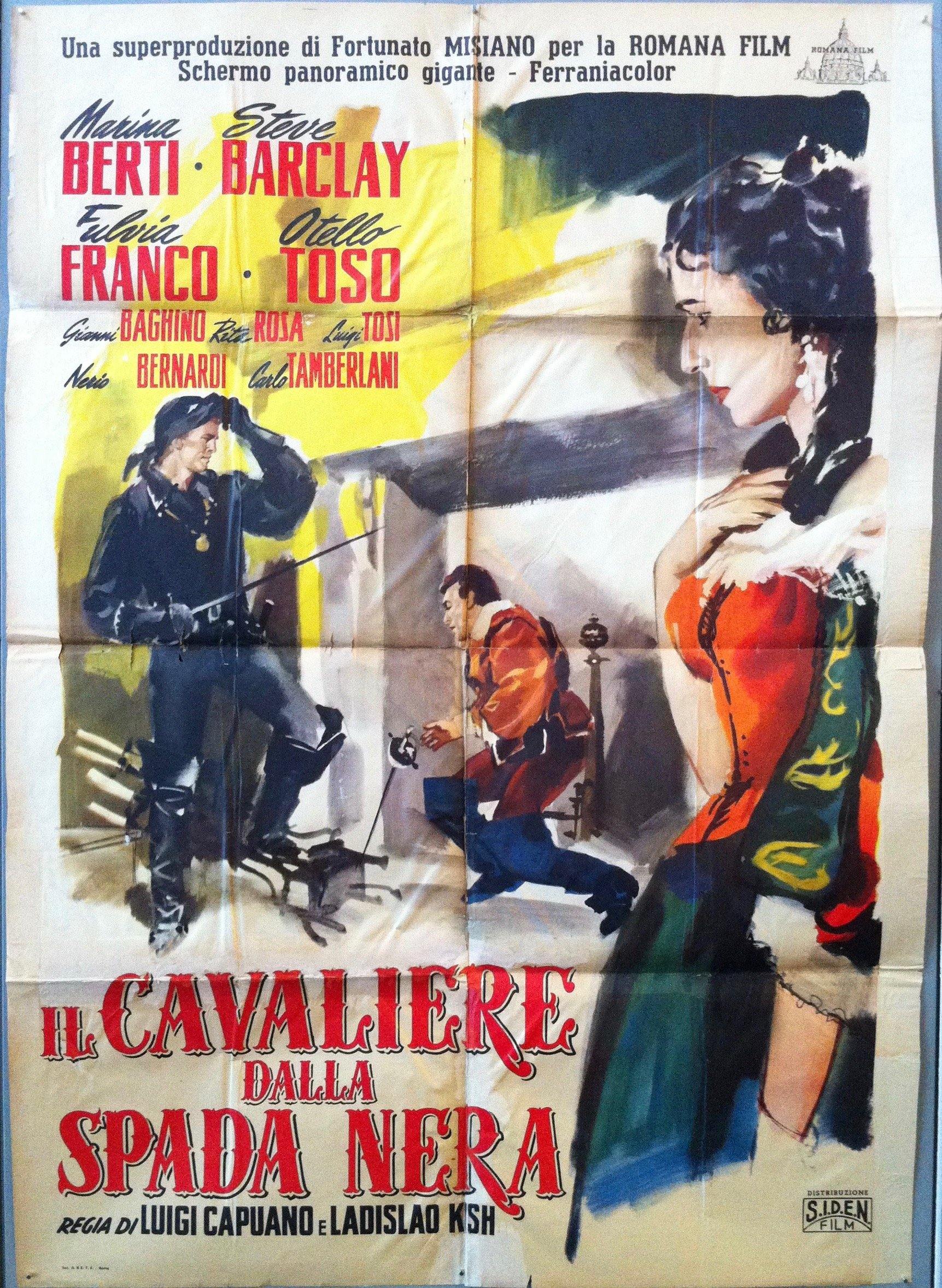 Il Cavaliere Dalla Spada Nera - Poster Museum
