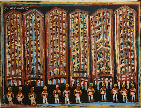 Link to Lively Buildings #35, Jimmie Lee Sudduth PaintingU.S.A, c. 1995 Product