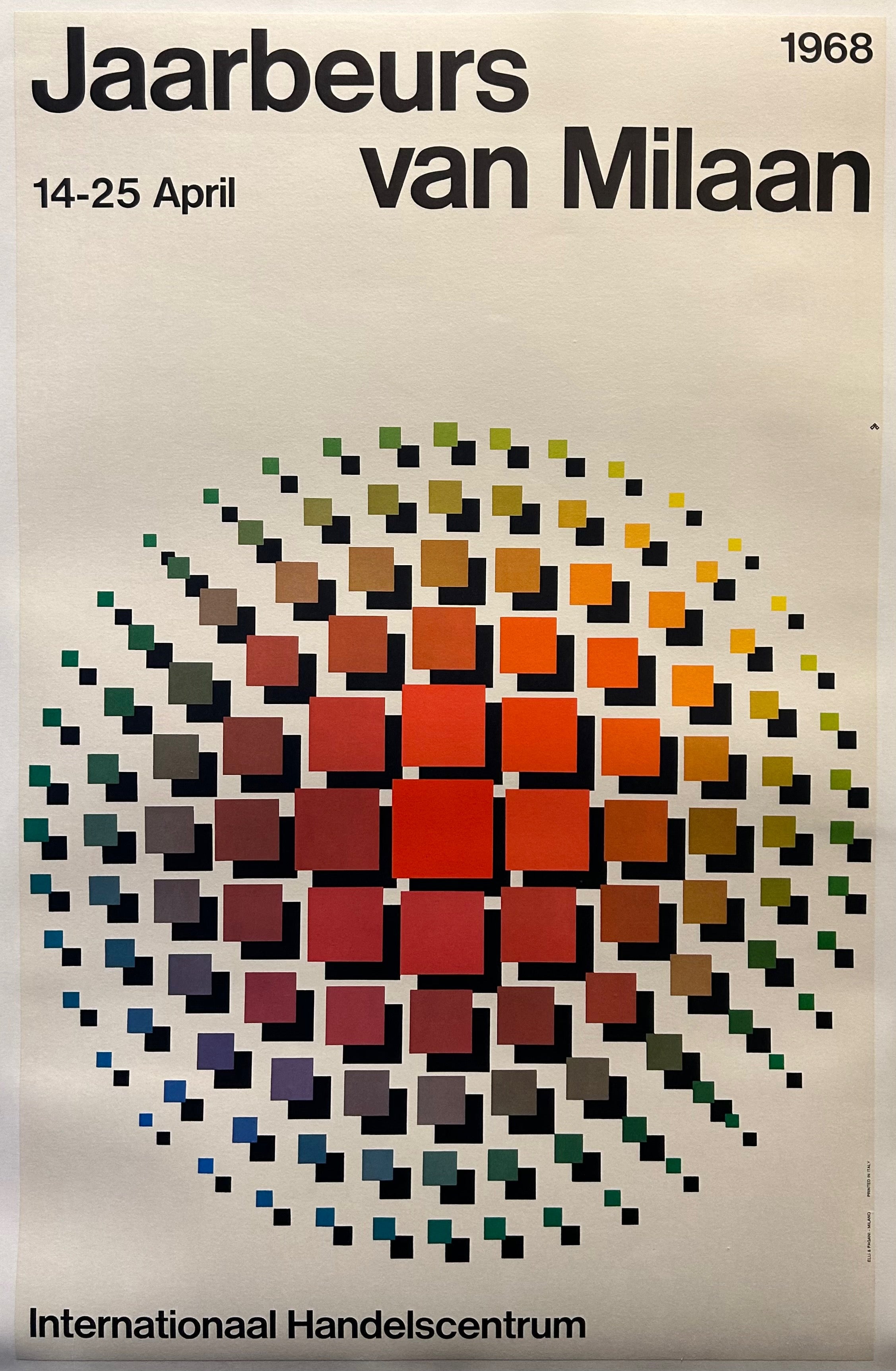 Jaarbeurs van Milaan 1968 Poster ✓