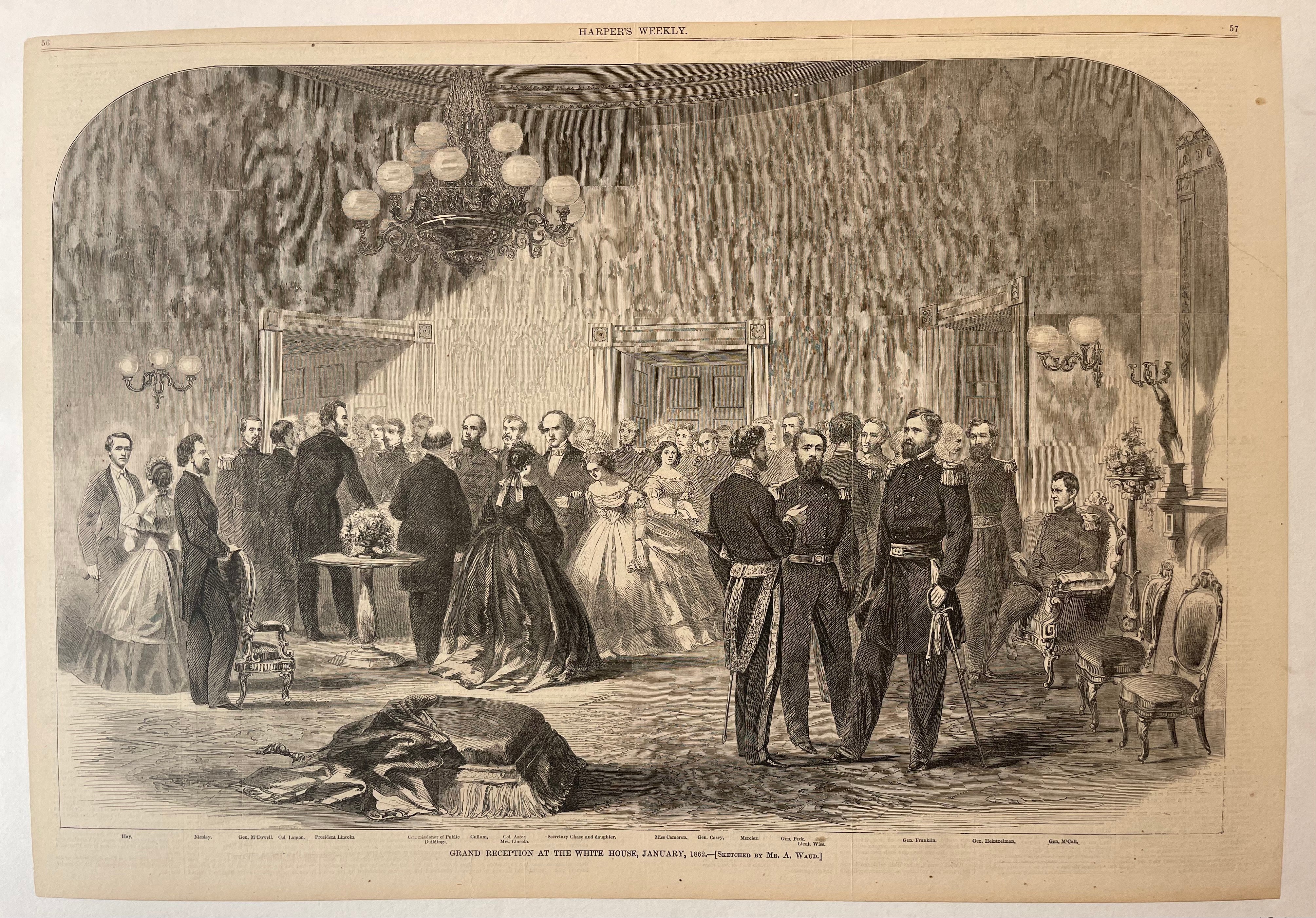 Harper's Weekly 'Grand Reception at the White House'
