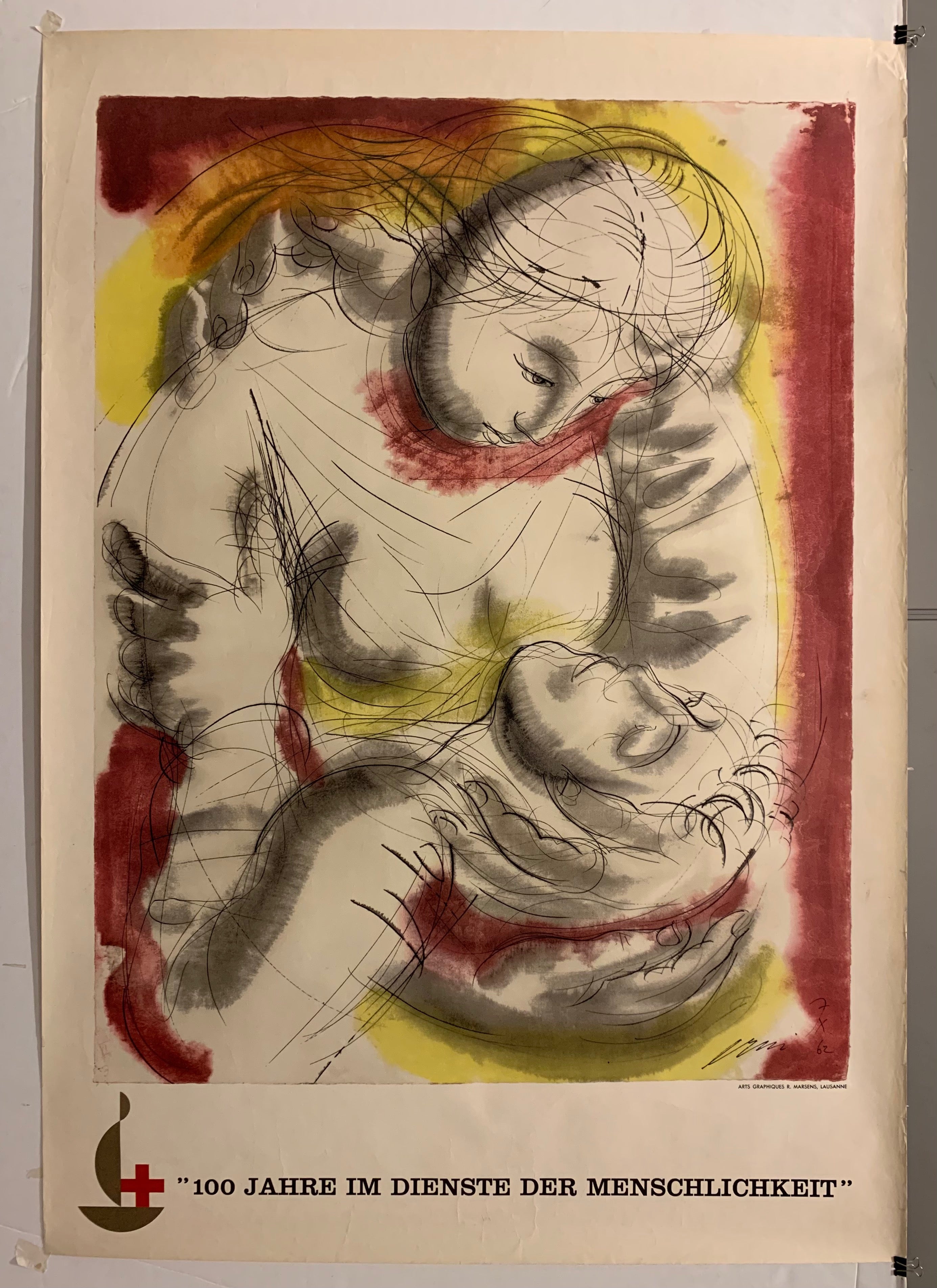 Rotes Kreuz 100 Jahr Poster