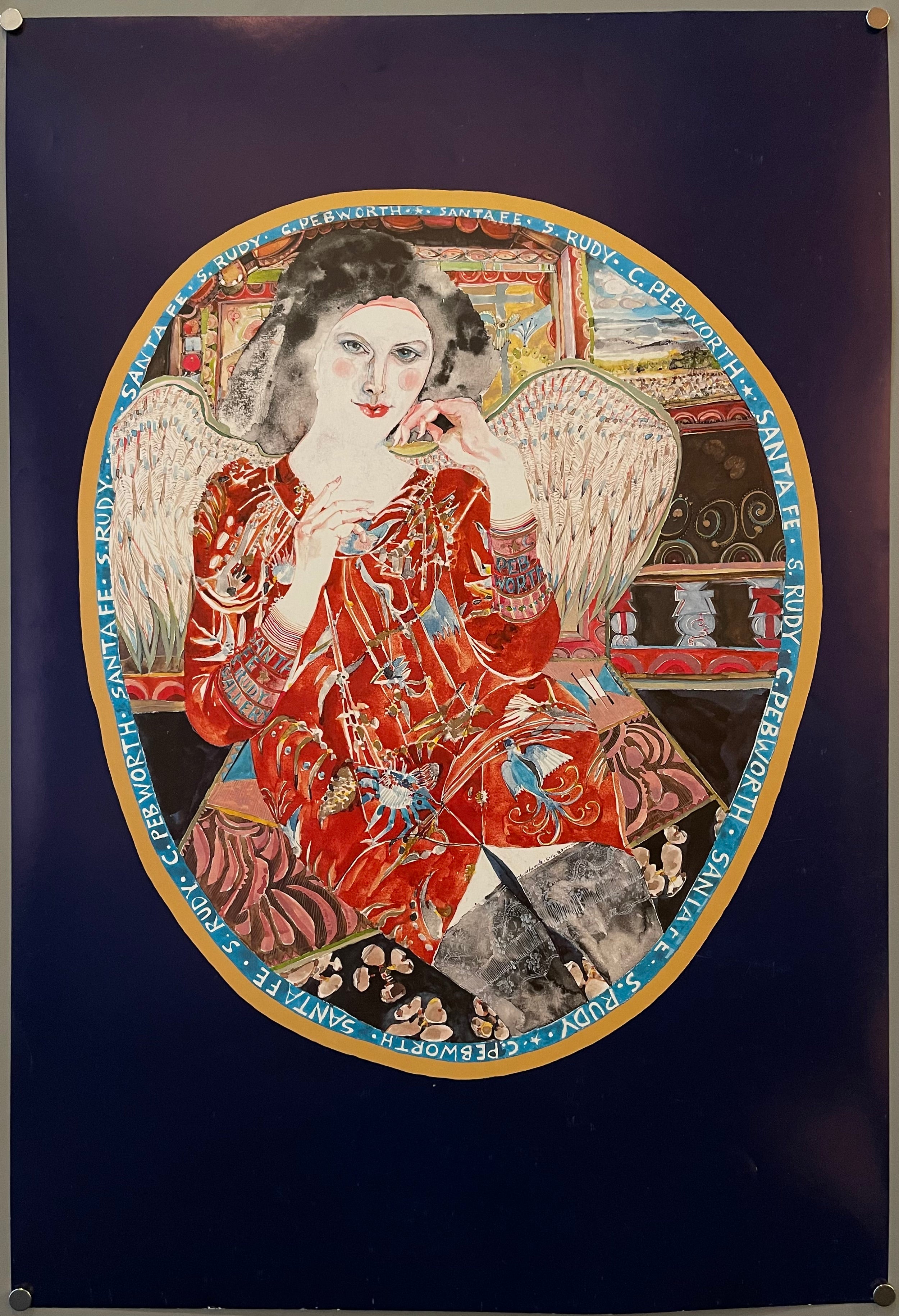 poster of a woman with angel wings