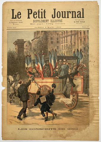 Link to  Le Petit Journal - "Les Conscrits de 1892"France, C. 1900  Product