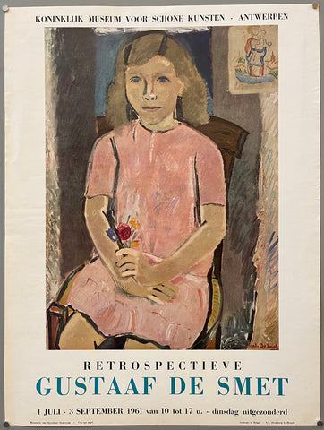 Link to  Retrospectieve Gustaaf de Smet PosterBelgium, 1961  Product