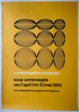 Link to  Zomerzegel En Computer PosterNetherlands, 1970  Product