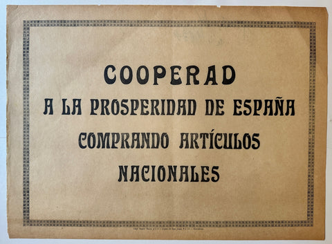 Link to  Spanish Civil War Era Poster #17Spain, 1934  Product