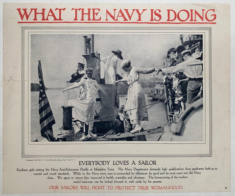 Link to  What the Navy is Doing / Everybody Loves a SailorUSA, C. 1917  Product