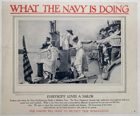 Link to What the Navy is Doing / Everybody Loves a SailorUSA, C. 1917 Product