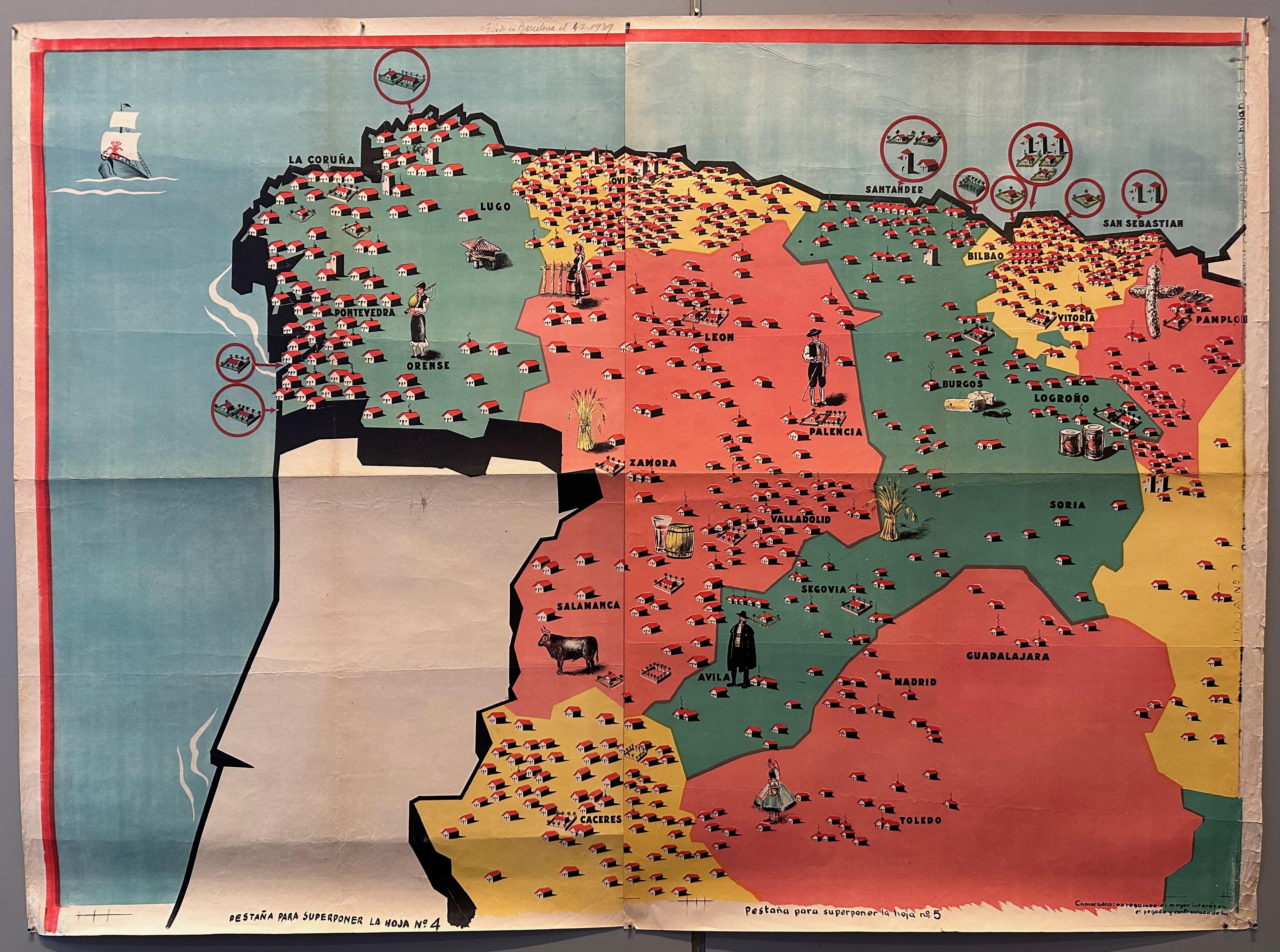 Map of Northern Spain
