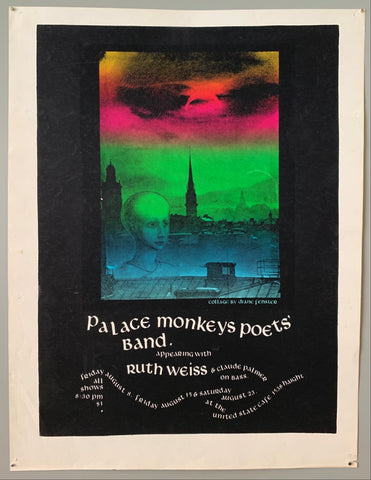 Link to  Palace Monkeys Poets' Band PosterUSA 1975  Product