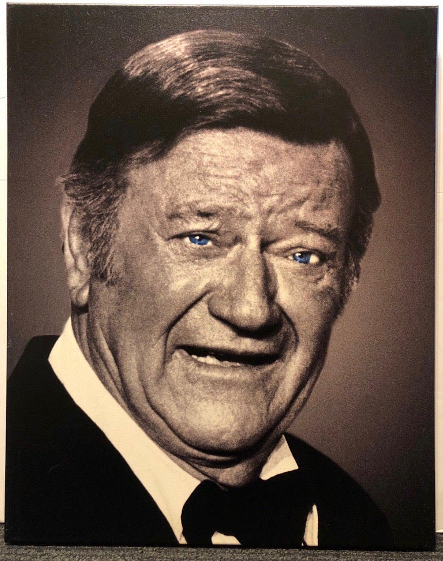 John Wayne at Chasen's Restaurant