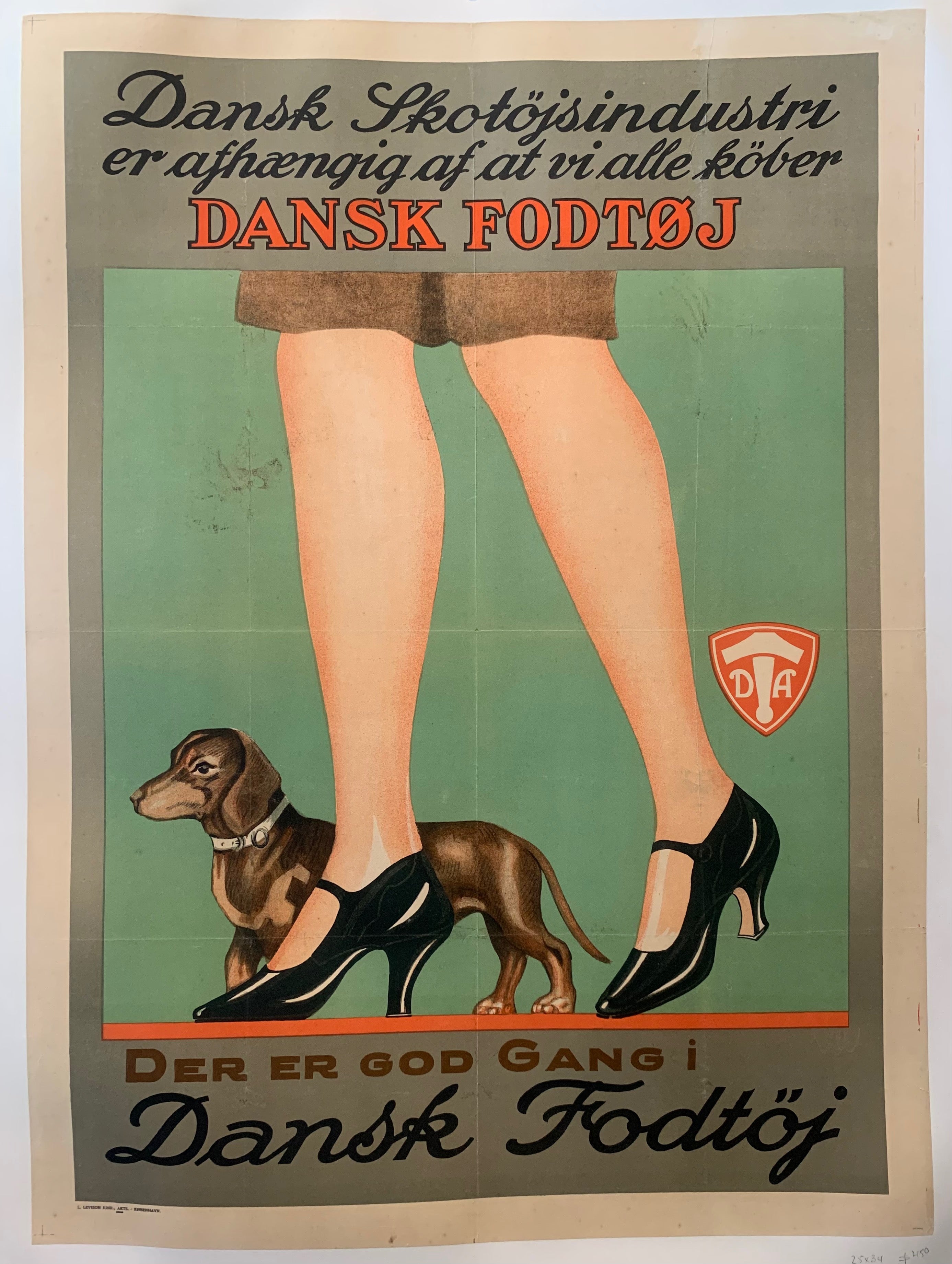 Dansk Fodtoj Poster