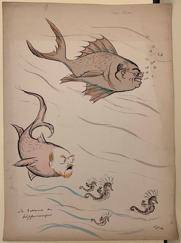 Link to  Sem - "La Terreur de hippocampes"France, C. 1890  Product