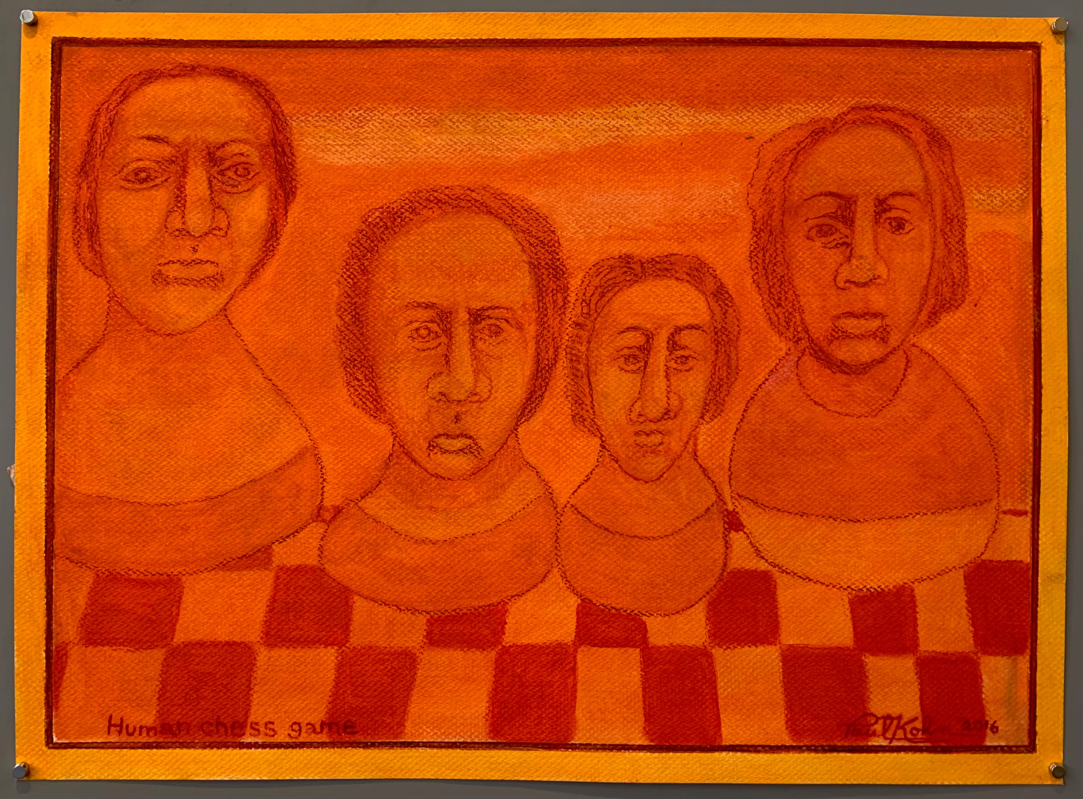 Paul Kohn 'Human Chess Game' #64
