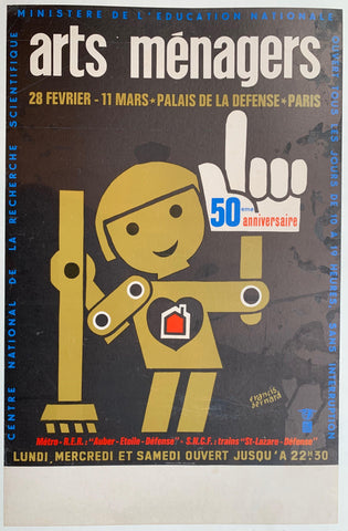 Link to Arts Menagers 28 Fevrier 11 Mars - Palais de la Defense Paris ✓France, C. 1960 Product