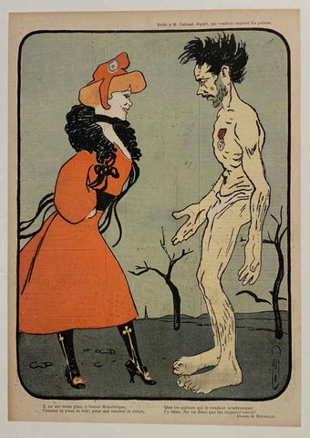 Link to Dédié a M. Cadenat, député qui voudrait imposer les palmesFrance, C. 1895 Product