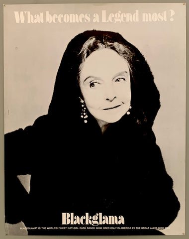 Link to What Becomes a Legend Most? Lillian Gish Blackglama PosterU.S.A., c. 1979 Product
