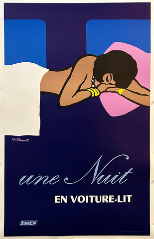 Link to SNCF Villemot Poster SOLD in-person Oct 8, 2025France, 1973 Product