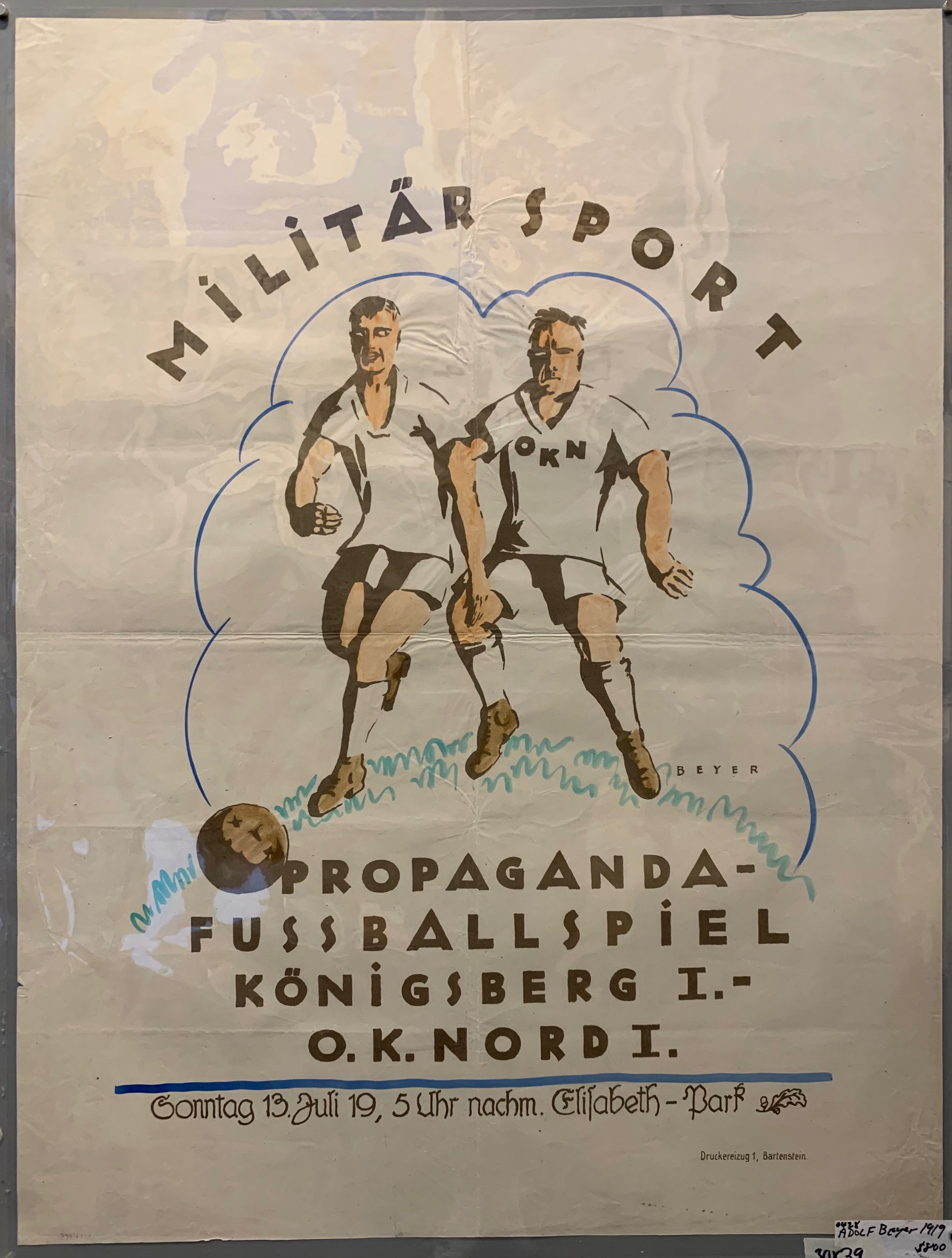 Militar Sport Propaganda Poster