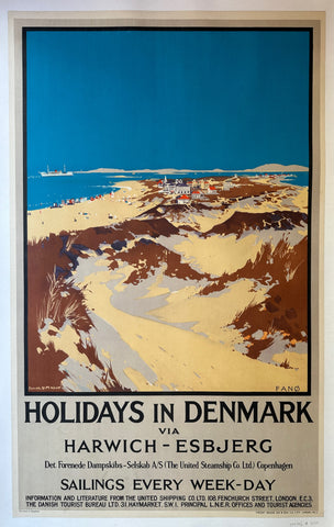 Link to  Holidays in Denmark PosterDenmark, c. 1960  Product