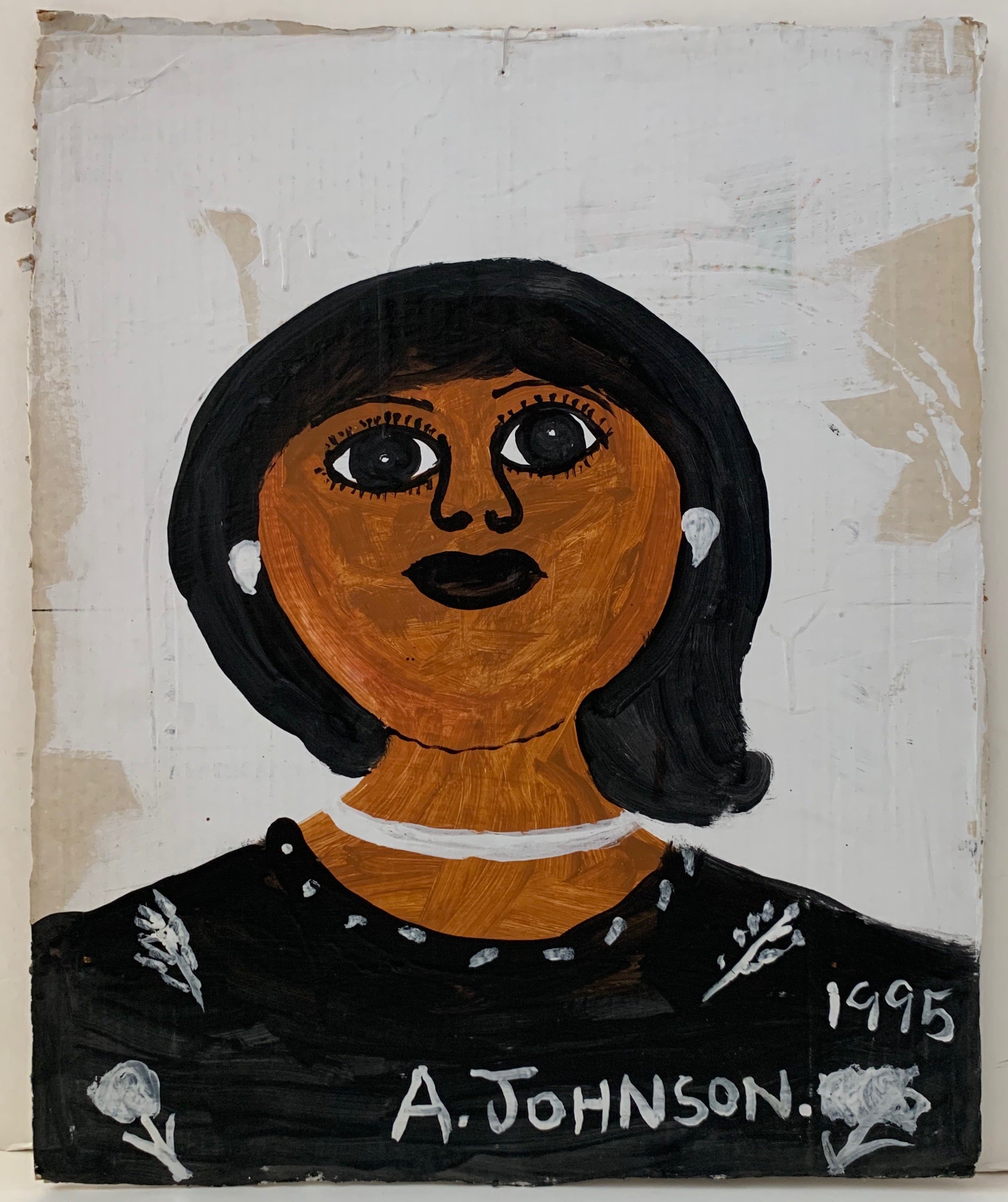 Woman in Floral Anderson Johnson Painting