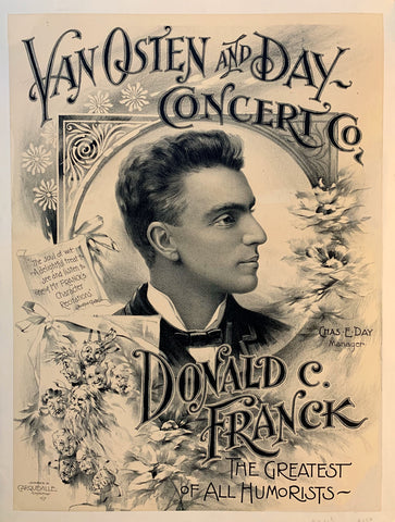 Link to Van Osten & Day Concert Co - Donald C Franck - The Greatest of All HumoristsUnited States Product