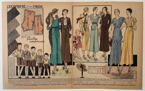 Link to L'économie et la mode - pour les familles nombreusesFrance, C. 1930 Product