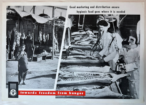Link to  Freedom From Hunger Market Poster1960s  Product