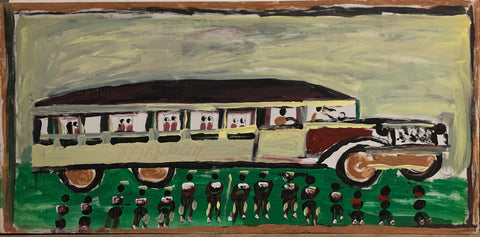 Link to  On the Bus #75, Jimmie Lee Sudduth PaintingU.S.A, c. 1995  Product