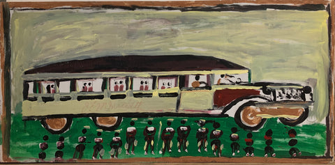 Link to On the Bus #75, Jimmie Lee Sudduth PaintingU.S.A, c. 1995 Product