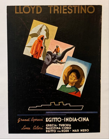 Link to  Lloyd Triestino PosterItaly, c. 1930s  Product