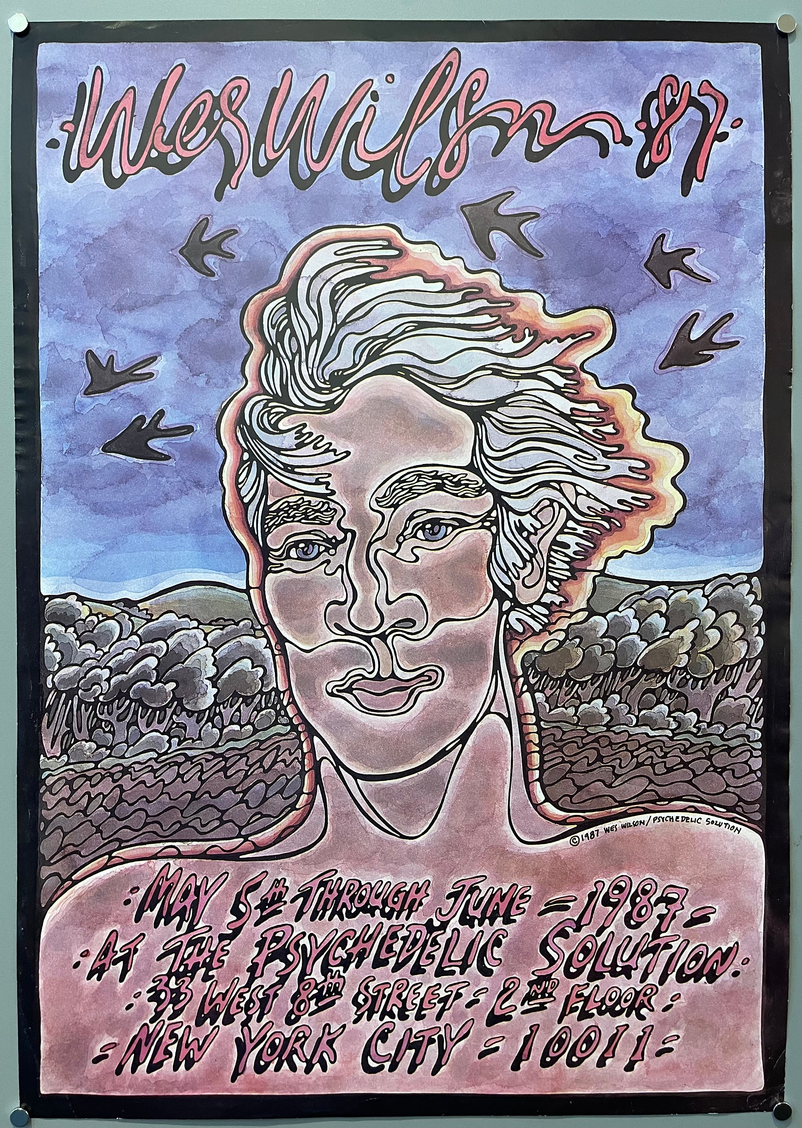 Wes Wilson 87 Poster