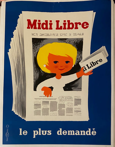 Link to  Midi Libre Vintage PosterFrench Poster, c. 1950  Product