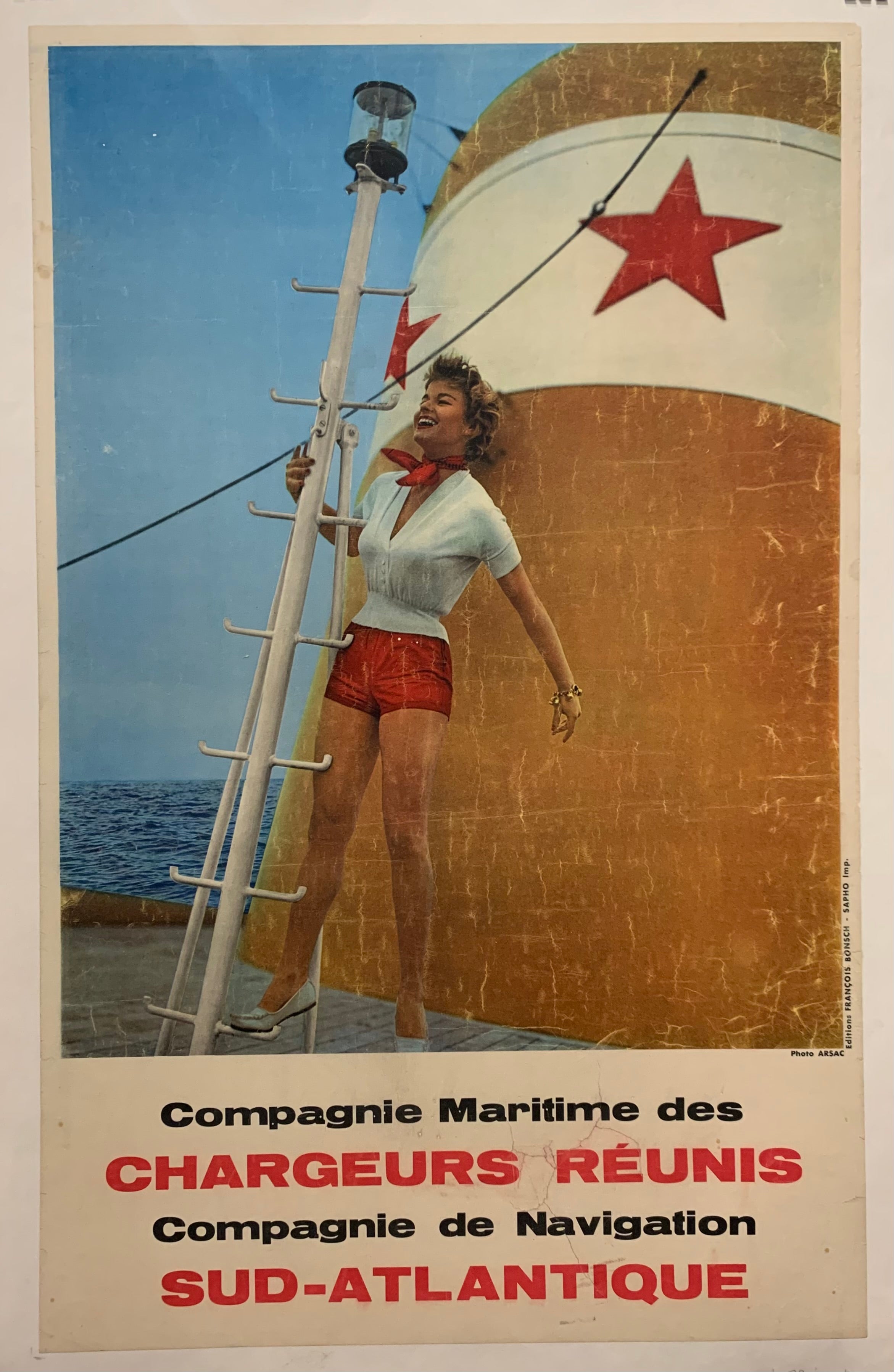 Compagnie Maritime des Chargeurs Réunis Poster