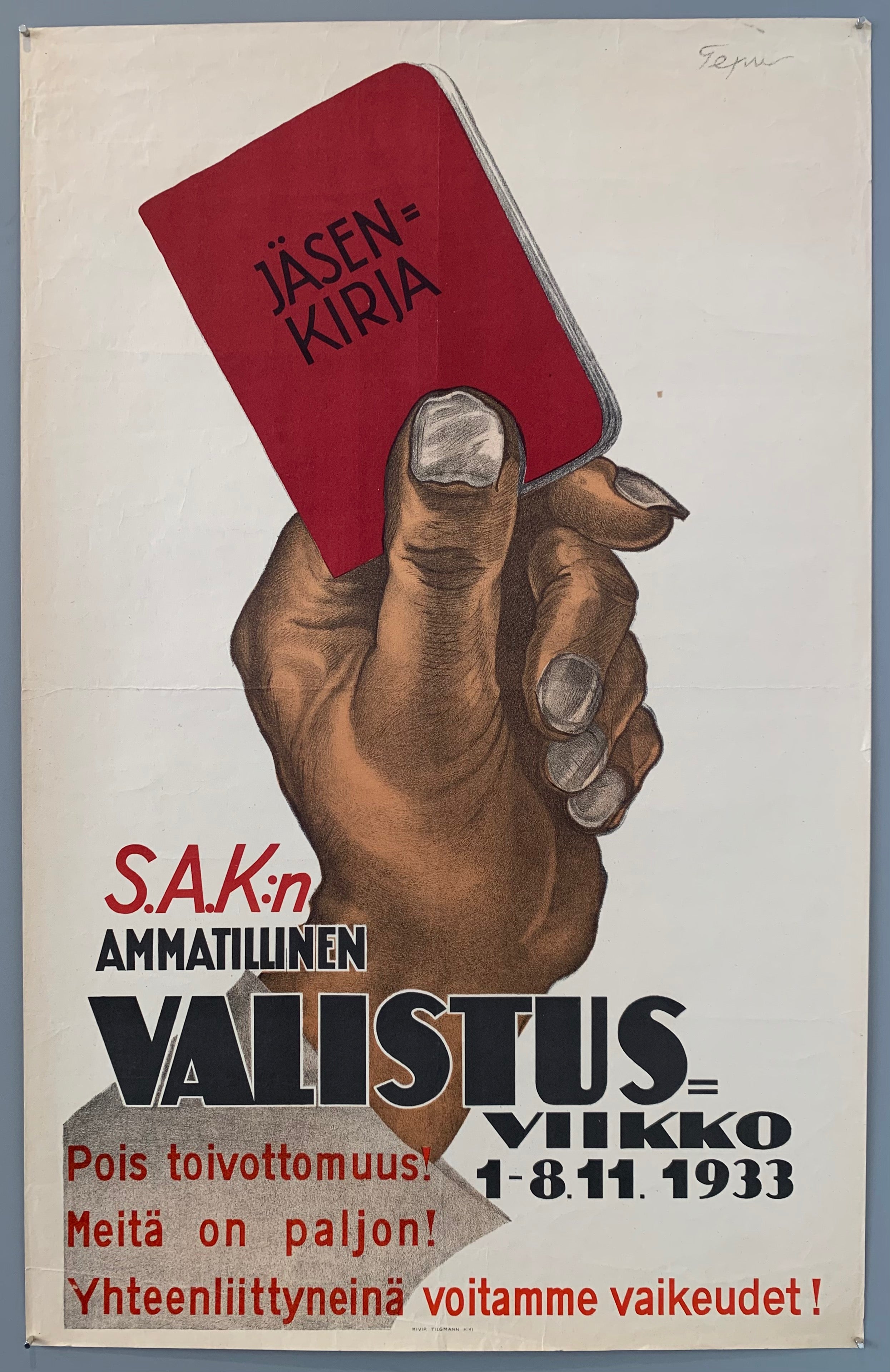 Ammatillinen Valistus Viikko Poster