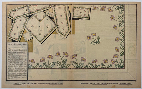 Link to Floralia C.B "A la Croix" pour la broderieFrance, C. 1910 Product