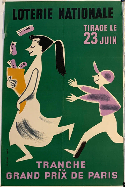 Loterie Nationale - Le Flair de L'Artilleur - Authentic Vintage Posters Loterie Nationale - Le Flair de L'Artilleur - Authentic Vintage Posters