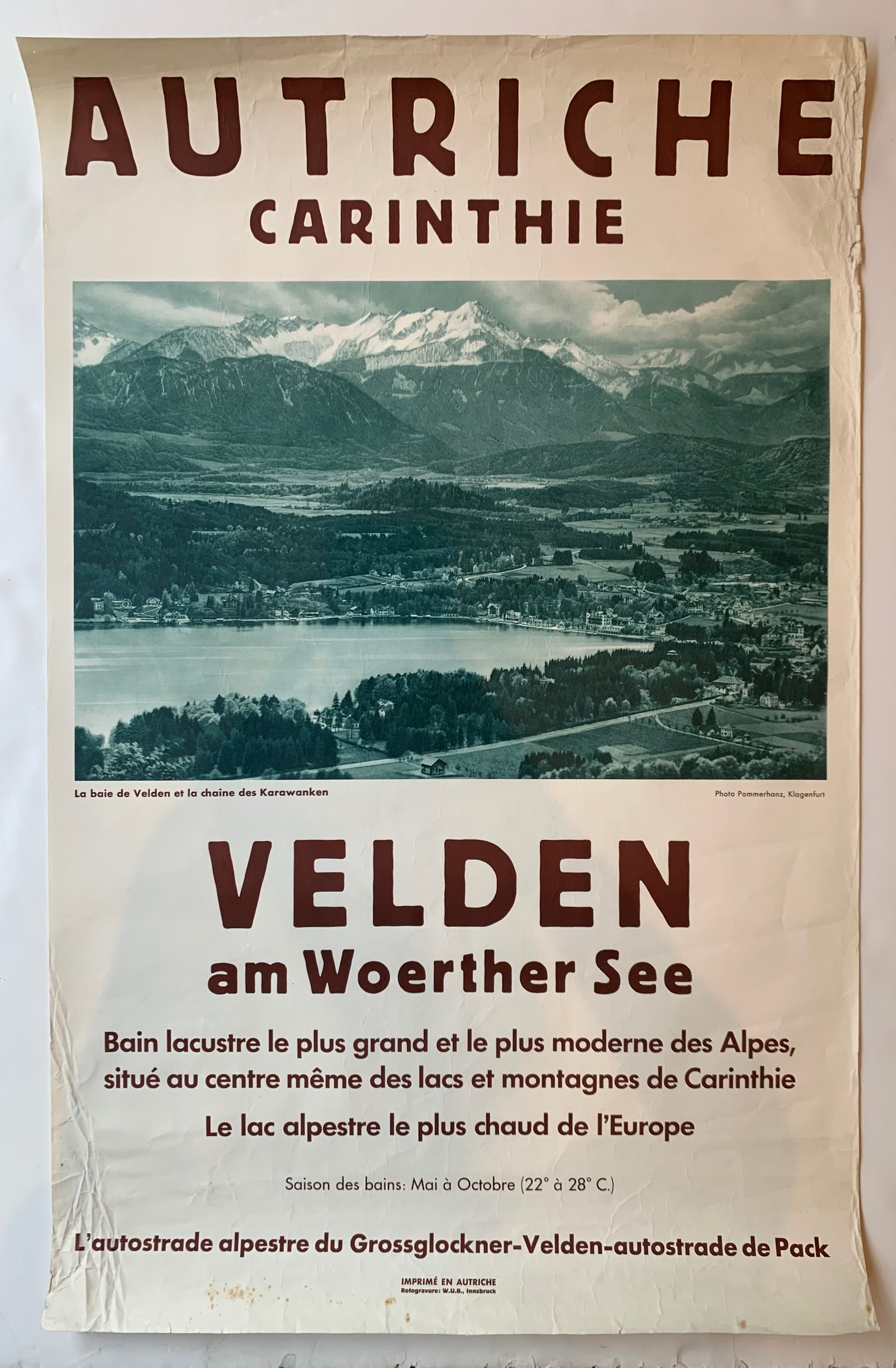 Autriche Carinthie Poster