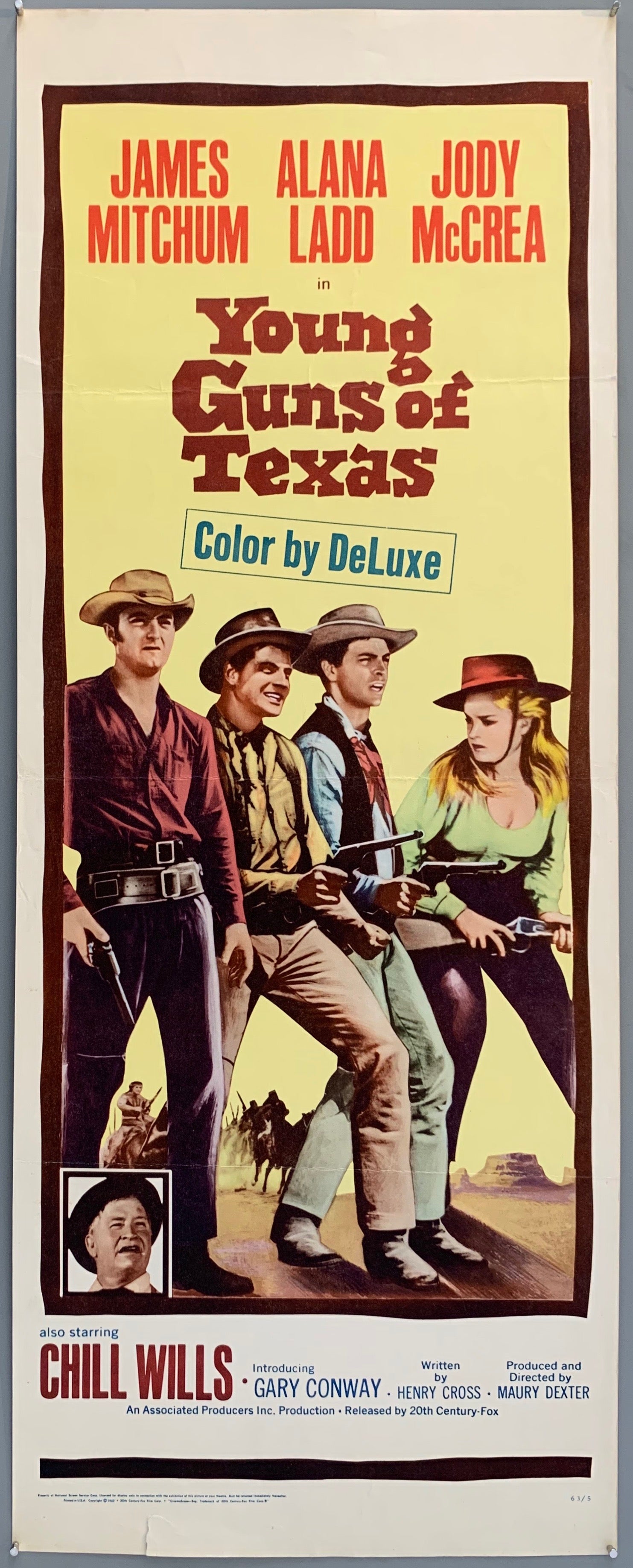 Young Guns of Texas Poster