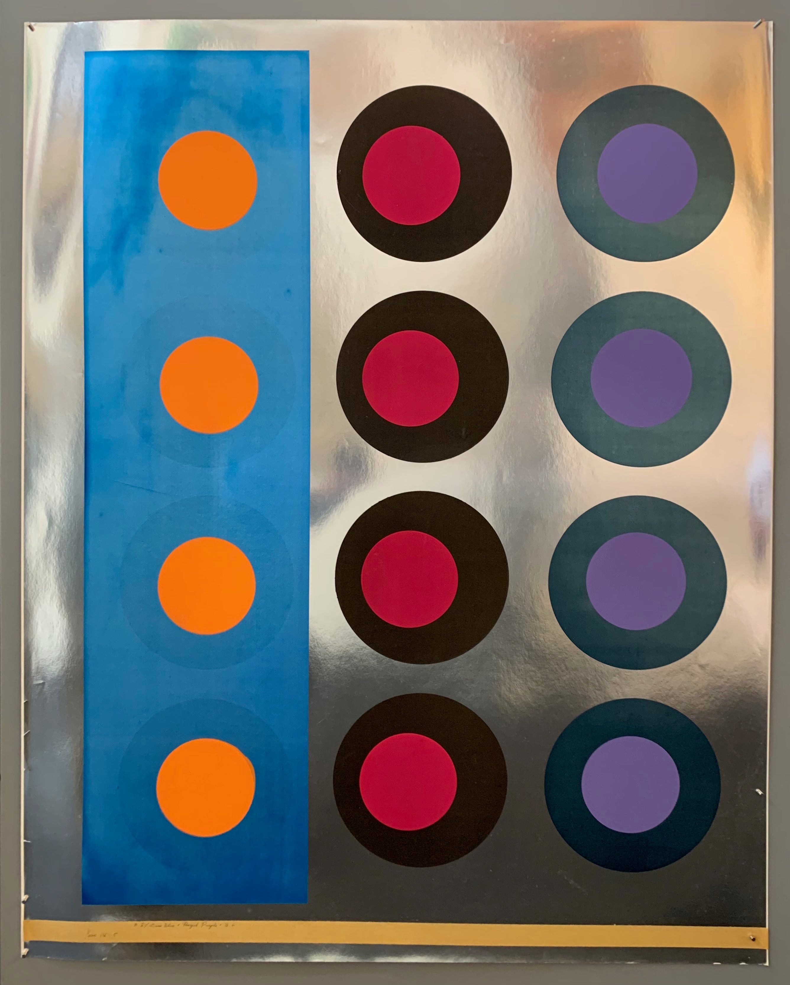 Three rows of targets