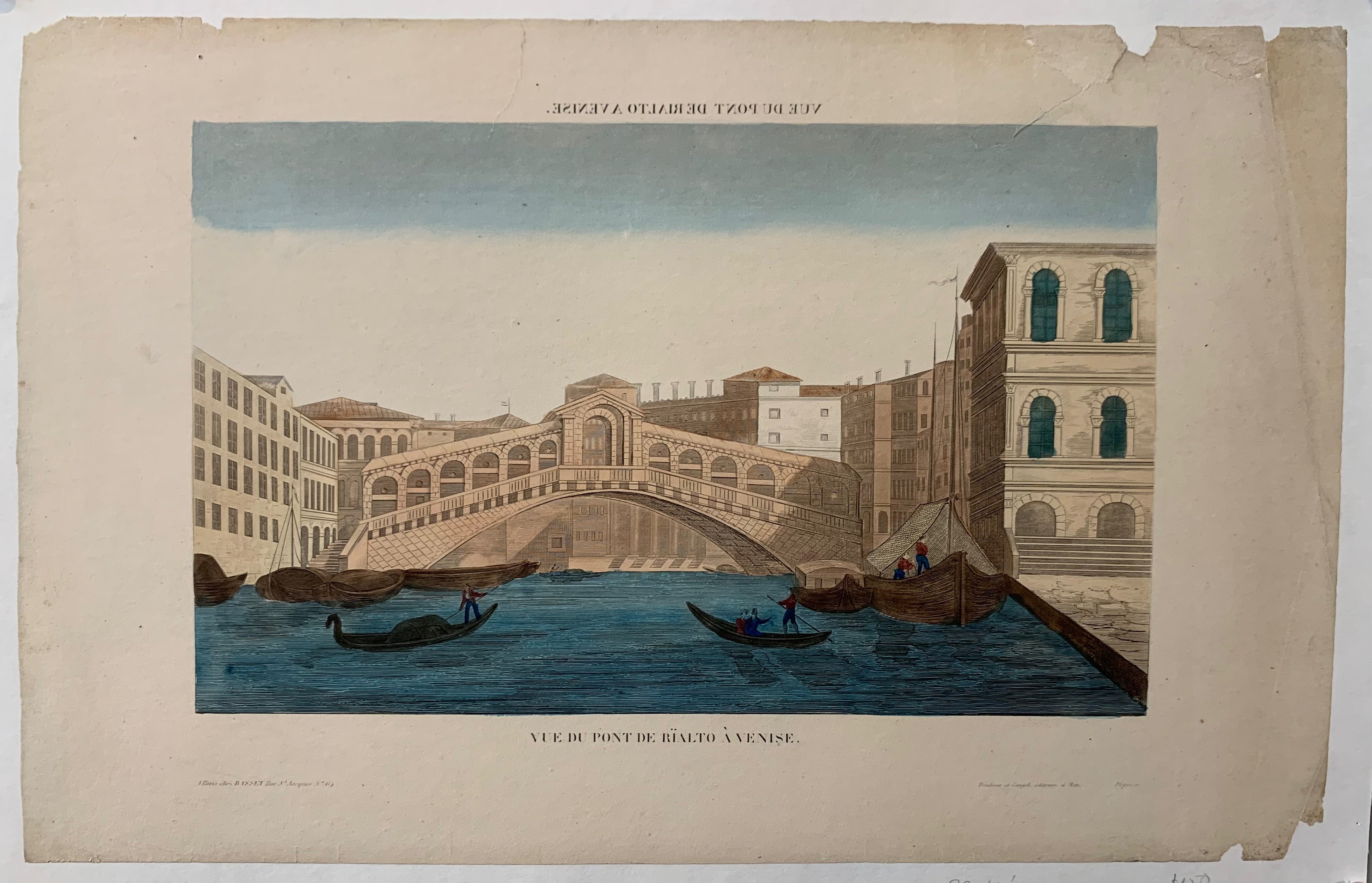Pont de Rïalto à Venise Zograscope