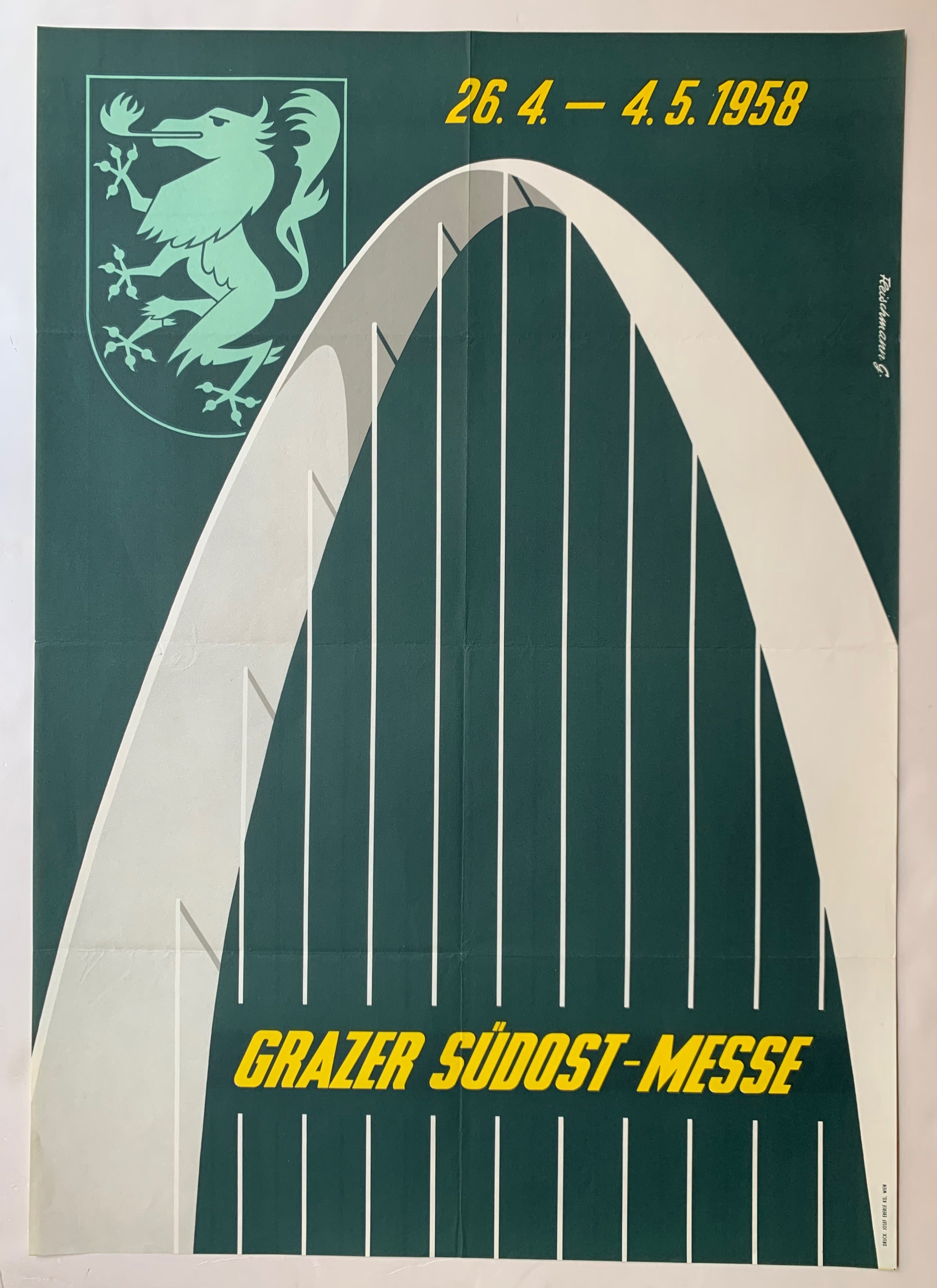 Grazer Südost-Messe 1958 Poster