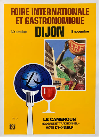 Link to Cameroon Dijon International Cuisine Fair Poster ✓France, 1968. Product
