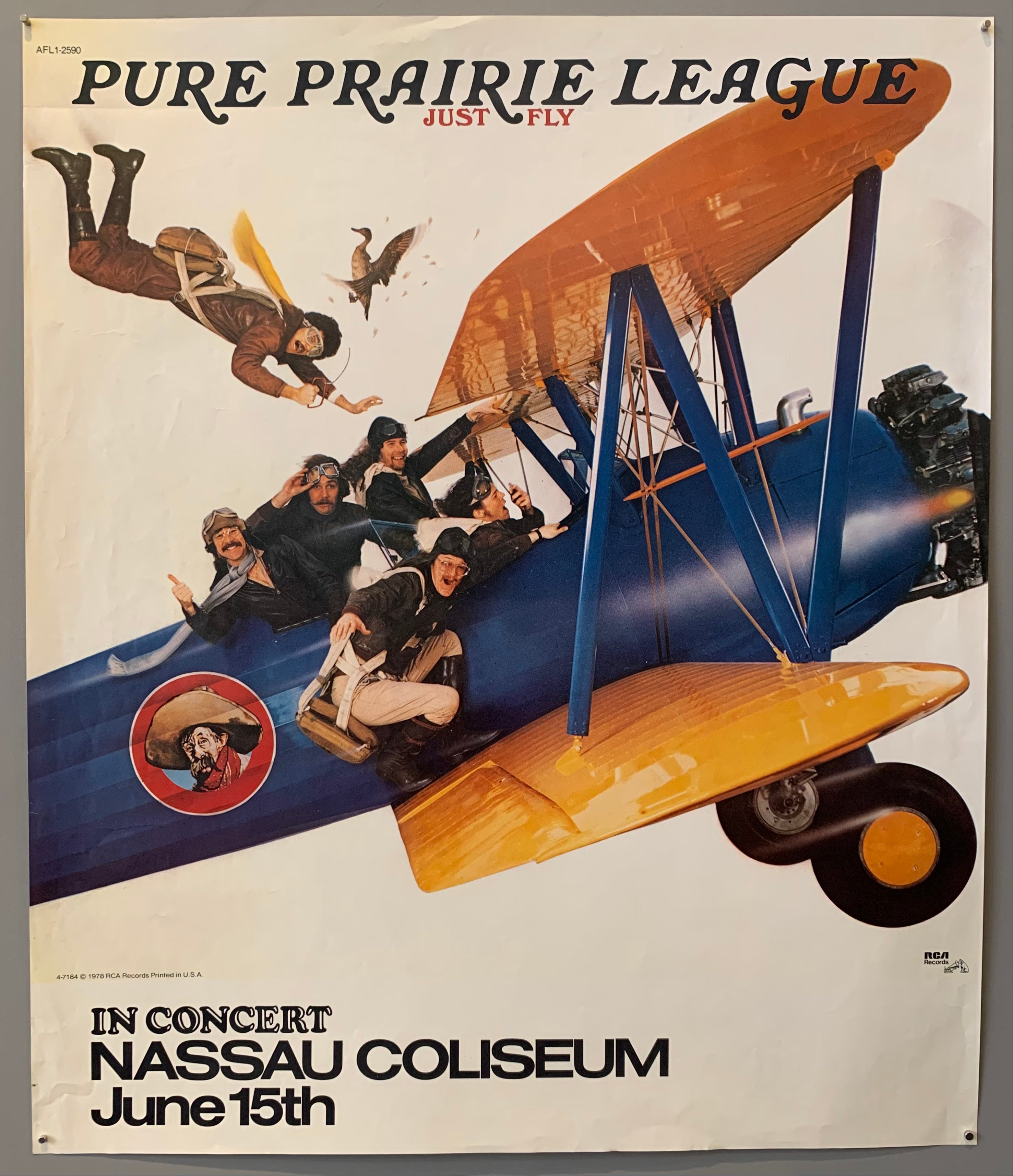 Pure Prairie League At Nassau Coliseum Poster
