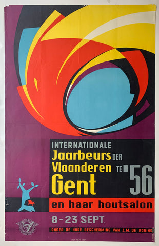 Link to Internationale Jaarbeurs der Vlaanderen PosterBelgium, 1956 Product