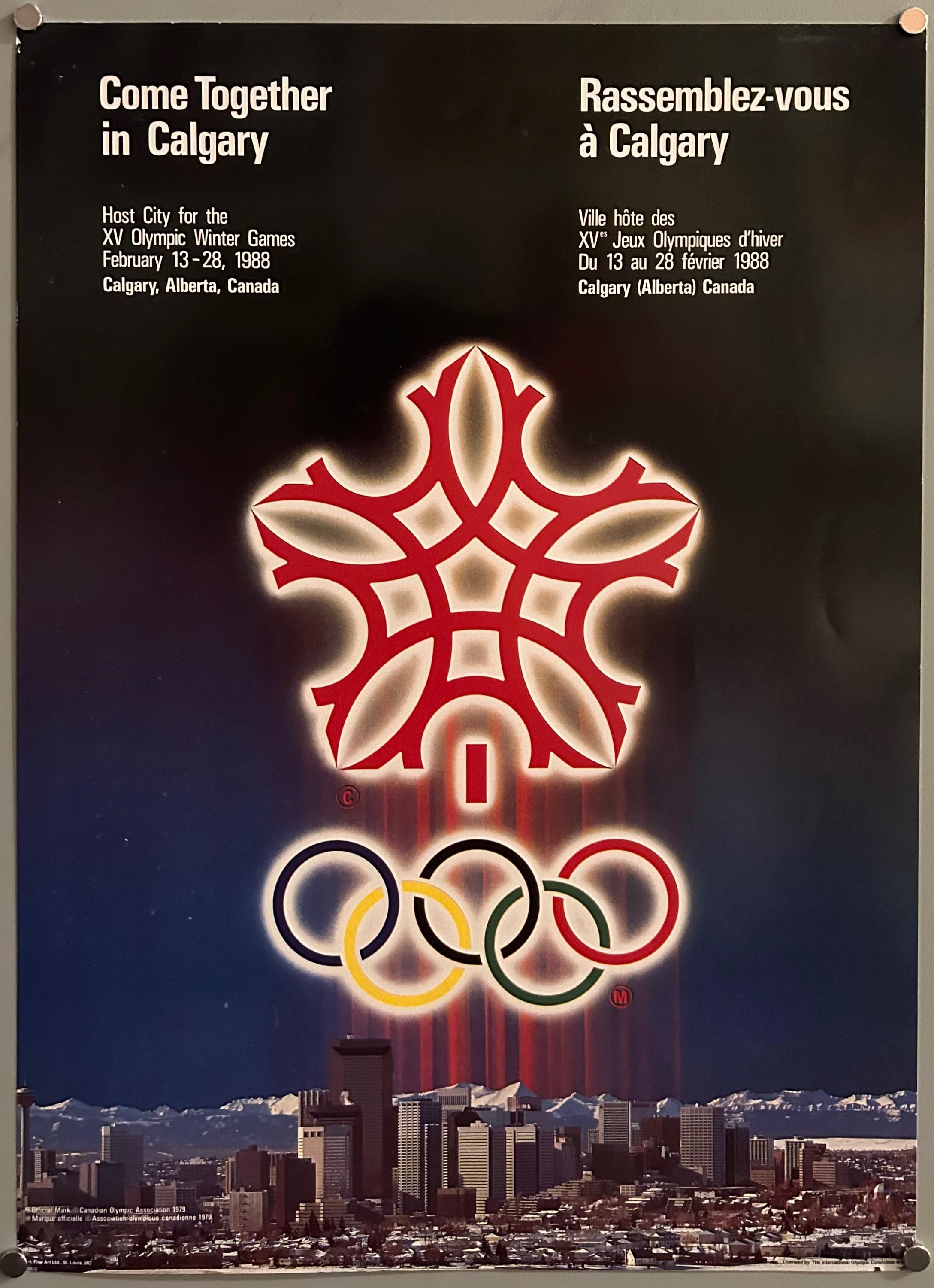 Calgary 1998 Olympics Poster
